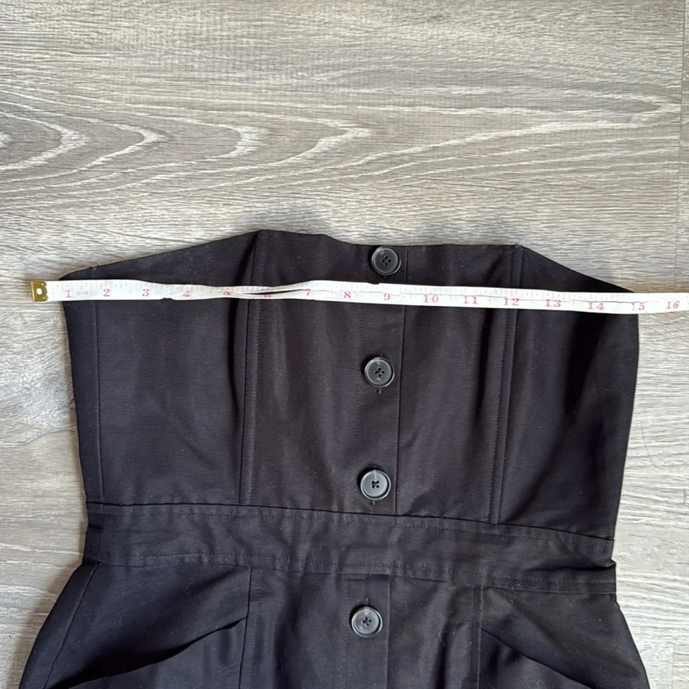 Jenni Kayne Strapless Button Down Placket Dress 2 - Picture 6 of 10